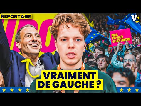 Que pense VRAIMENT Raphaël GLUCKSMANN ? (Meeting Parti socialiste / Place publique à Paris)