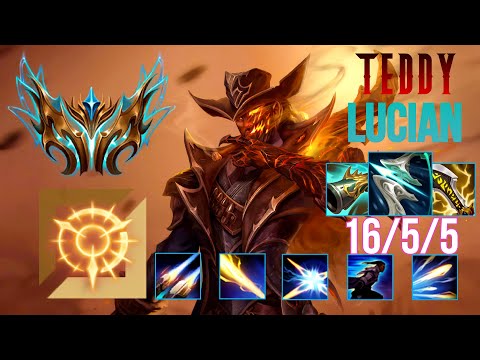 TEDDY Guides How to Play Lucian Adc & Carry + Best Build/Runes Season 12