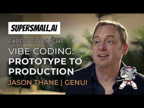 SuperSmall Expert Spotlight - Jason Thane - GenUI