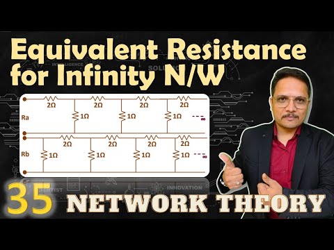 Equivalent Resistance Problem for infinite Resistances connection