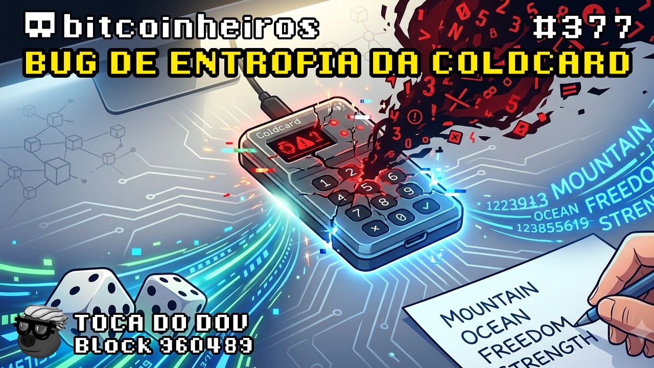 Urgente: Falha grave na Coldcard