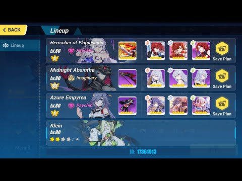 [Honkai Impact 3 SEA] EX Abyss RL (D388) - Heimdall (Fire UP) [825 pts] HF AE MA