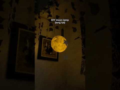 #diy room decor/moon lamp tut🌖