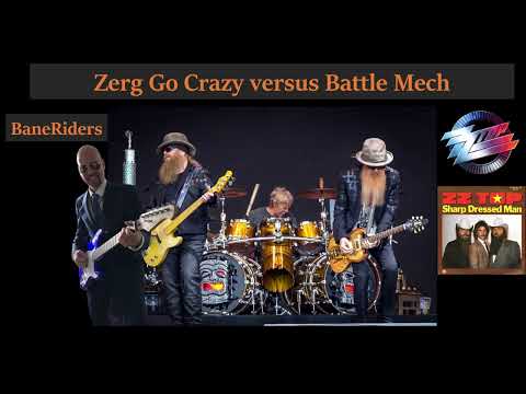 SC2 - Zerg Go Crazy vs Battle Mech (Sharp Dressed Man)