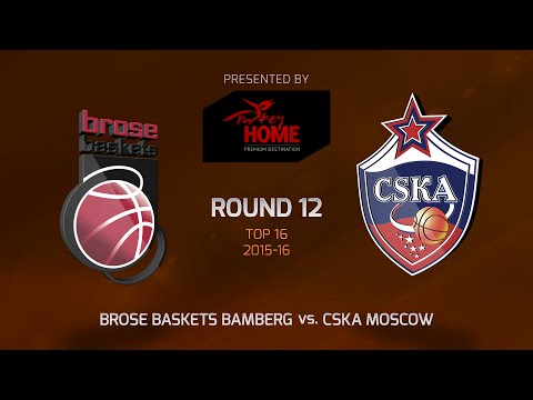 Highlights: Top 16, Round 12, Brose Baskets Bamberg 91-83 CSKA Moscow