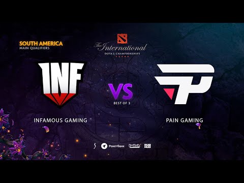 Infamous Gaming vs paiN Gaming, TI9 Qualifiers SA, bo3, game 2 [Jam & Lost]