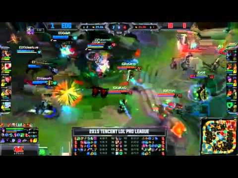 EDG Deft Corki VS IG Kid Sivir Game 2 Highlights   2015 Spring LPL W3D1