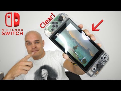 Nintendo Switch CLEAR EDITION!- DIY透明スイッチ (Nintendo Switch CLEAR EDITION! - DIY Transparent Switch)