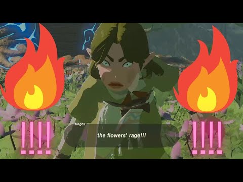 BOTW The Flower Rage?!?! MAGDA IS SCARY