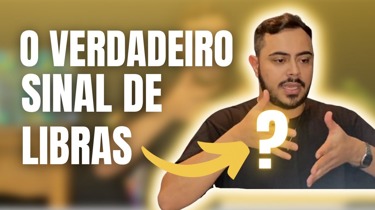 Qual o SINAL de LIBRAS e de LÍNGUA DE SINAIS | Como aprender Libras fácil