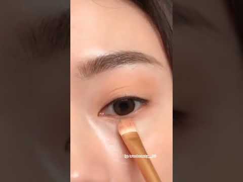maquiagem para olhos estilo coreano (korean style eye makeup) #make