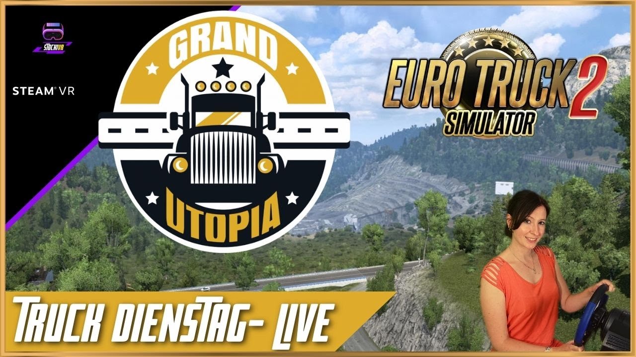 Stocki VR - EURO TRUCK SIMULATOR 2 VR // ️Grand Utopia Map - Pico 4 - LIVE