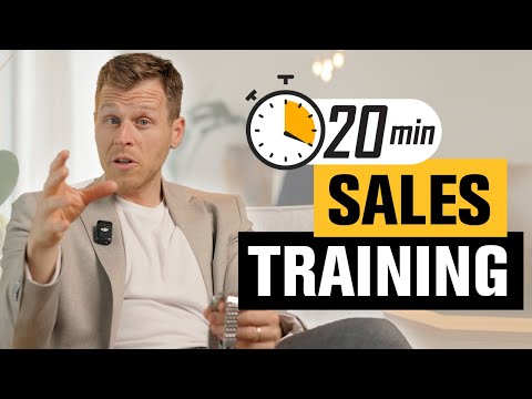 Sell ​​better: This 20-minute sales training will change everything!