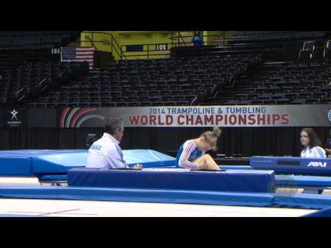 LABROUSSE Lea (FRA) - 2014 Trampoline Worlds, Daytona Beach (USA)  - Qualifications Women