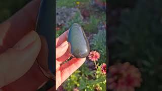 Obsidián duhový hmatka 100g
