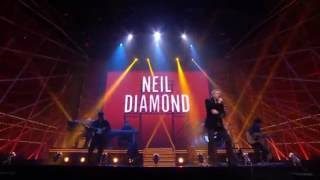 NEIL DIAMOND - SONG SUNG BLUE , CRACKLIN ROSIE  (LIVE-2014)