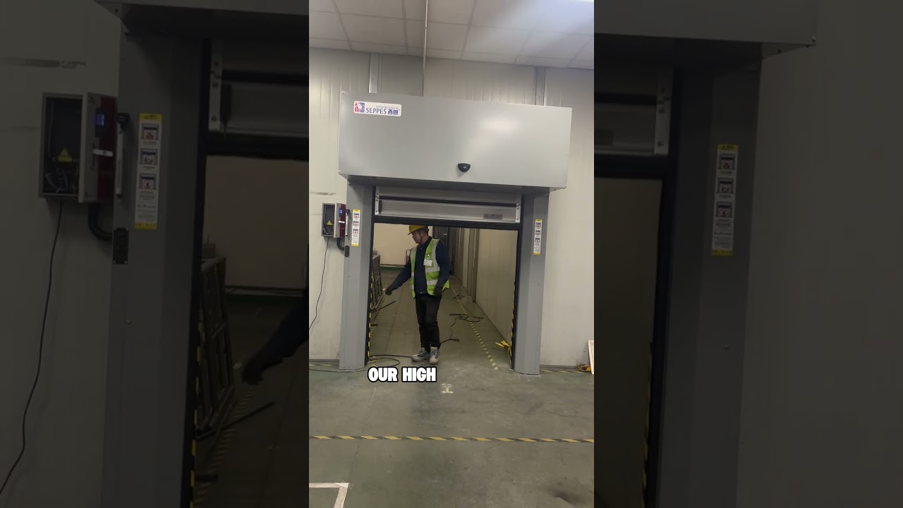 The Art of Precision and Power  #doors #industrialdoor#highspeeddoor