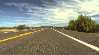 preview picture of video 'AZ SR 85 north through Gila Bend, Arizona, 26 March 2015, GP027578'