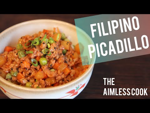 Filipino Picadillo | The Aimless Cook by @jaydelcorro