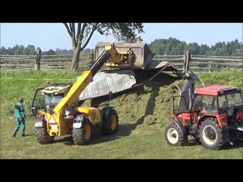 Zemědělská, a.s.  Bystřec/vyprošťování převráceného vleku/nehoda