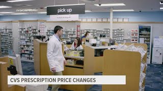 CVS pharmacies working to change prescription prices to lower costs to consumers