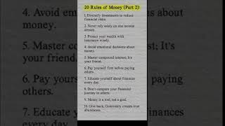 Download lagu 20 rules of money you need to know #motivation #SuccessMindset mp3