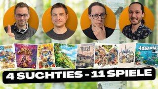 4 Suchties - 11 Spiele | Team Aufgetischt #354 | Da wurde doch glatt der Tisch zersägt