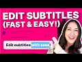 Edit Subtitles | IN 2 MINUTES