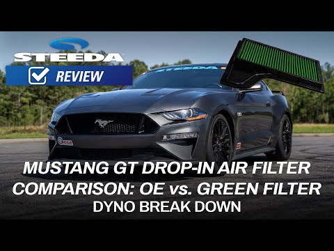 Mustang GT Drop-In Filter Comparison: OE vs Green Filter