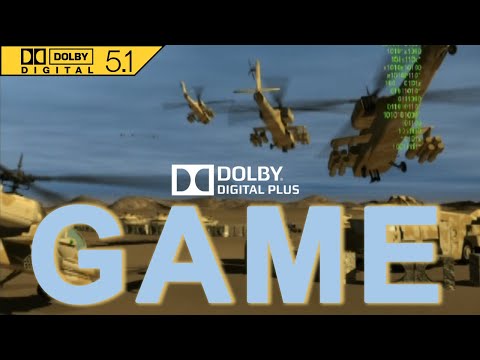 GAME DOLBY DIGITAL 5.1 Surround Sound Test | Soundbar Home Theater Subwoofer