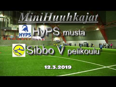 MiniHuuhkajat HyPS musta vs SibboV pelikoulu