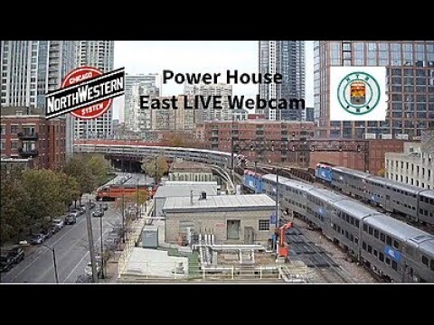 Chicago & North Western Power House Live Webcam (East) - Chicago, IL  #SteelHighway