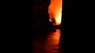 preview picture of video 'Incêndio na loja Matarazzo Agrícola em Espera Feliz'
