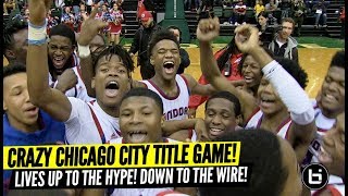 CRAZY Chicago City Title Game! Underrated Curie HS Makes History! HUGE COMEBACK vs Morgan Park!