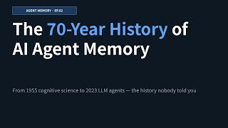 AI Agent Memory ep.2 | The Blueprint from 70 Years Ago