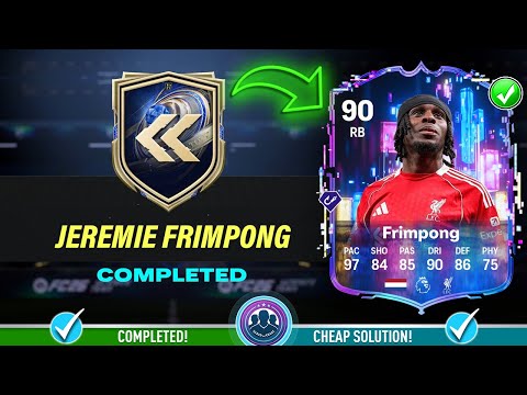 90 Flashback Jeremie Frimpong SBC Solution - Cheap Solution & Tips - FC 26