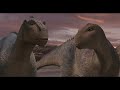 Dinosaur Teaching The Infants How To Find Water Aladar And Neera