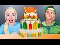 Jelly Watermelon Cake Decorating ideas 케이크 챌린지 Mukbang by KIKIMO
