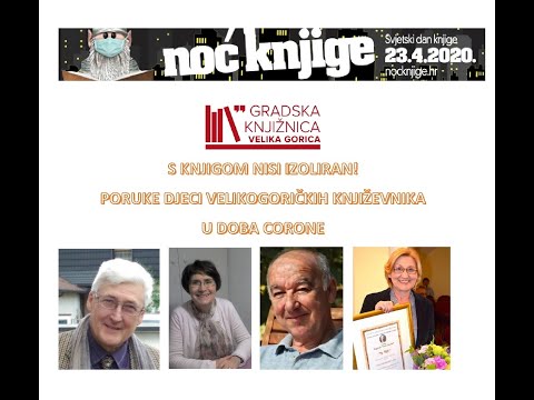 S knjigom nisi izoliran! Poruke djeci velikogoričkih književnika u doba Corone