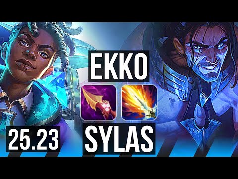 EKKO vs SYLAS (MID) | KR Master | 25.23