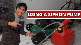 The Safest Way to Siphon Gas from your Lawn Mower