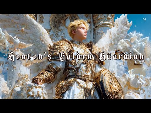 Heaven’s Golden Guardian | Epic Angelic Warrior in Divine Armor