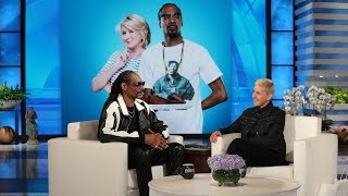 Snoop Dogg on Staying at Martha Stewart&#39;s House and Teaching Ellen a New Word