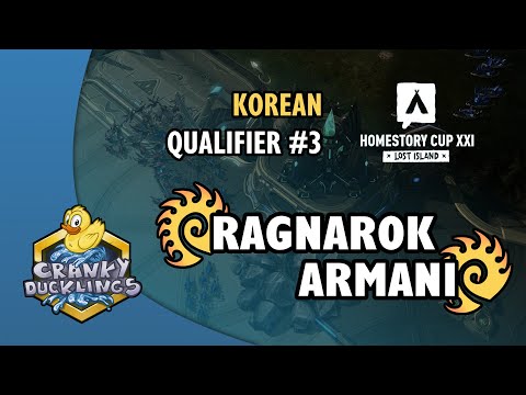 Armani vs RagnaroK - ZvZ | HomeStory Cup XXI: Korean Qualifier #3 | EPT StarCraft 2 Tournament