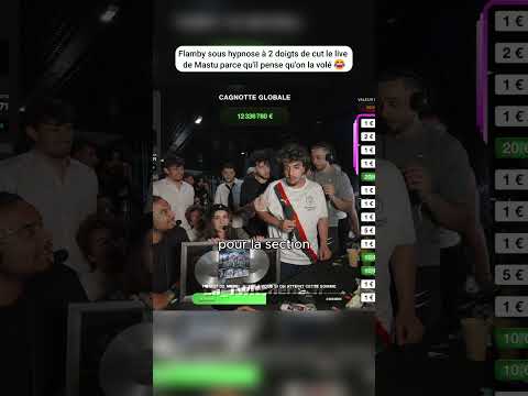 Flamby sous hypnose à 2 doigts de cut le live de Mastu 😂