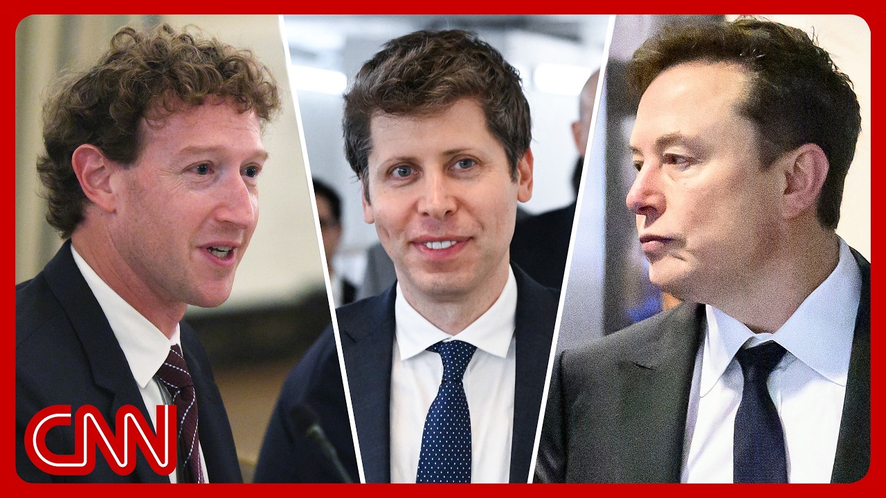 Musk, Zuckerberg and Altman clash over AI's future