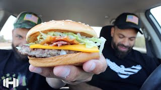 Eating McDonalds "Travis Scott Burger"