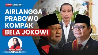 Prabowo dan Airlangga Pasang Badan Bela Jokowi: Dia Pemimpin Tak Lelah Bekerja untuk Indonesia