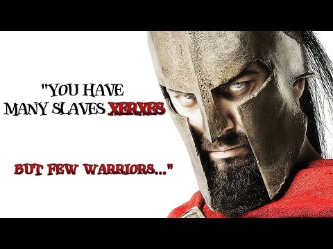 Best Quotes of Leonidas I 300 movie I BECOME A WARRIOR!