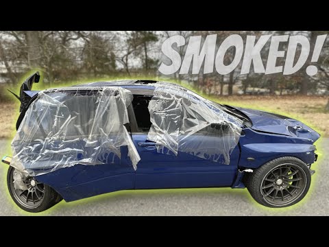 I Bought a DESTROYED Mitsubishi Evo IX At SALVAGE AUCTION!